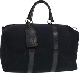 Dior Pre-owned Weekend Bags, female, Blue, Size: ONE SIZE Pre-owned Boston Bag