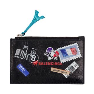 Balenciaga Cash Large Long Coin And Card Holder - unisex - Balenciaga - Wallets & Cardholders - Black - ONE SIZE - Accessories