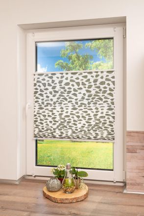 K-Home Plissee &raquo;Klemmfix Pisa&laquo; Lichtschutz ohne Bohren verspannt Crushed-Optik