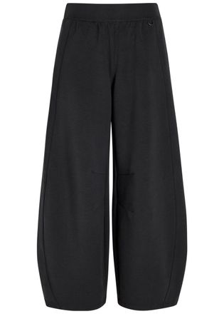 Nike 24.7 Wide Barrel-leg Impossiblysoft Jersey Sweatpants - Black - Xxs (UK4 / Xxs)