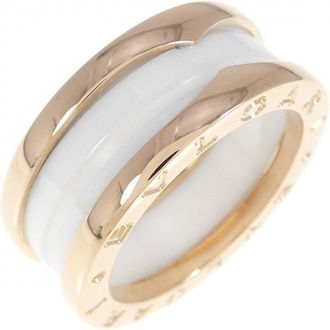 Bulgari Pink Gold (18K) Ceramic Band Ring (Pre-Owned)