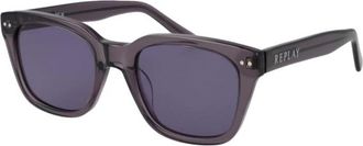 Replay Plastic Zonnebril - unisex - Zonnebrillen - Grijs - ONE Size - Accessoires