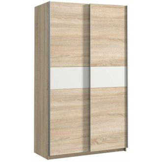 Home Heavenly Home Heavenly - Armario Ropero 120 Cm 2 Puertas Correderas Winter. Armario Para Dormitorio O Vestidor. Color: Roble