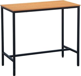 Regalos Miguel Regalos Miguel - Mesas Auxiliares - Mesa Biro Alta Rectangular - Marrón