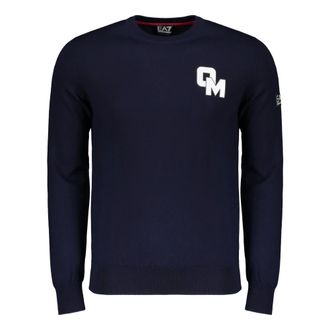 Emporio Armani Maglieria Girocollo - - Knitwear - Uomo - Blu - 4XL