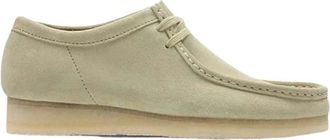 Clarks Wallabee - Heren - Veterschoenen - Beige - 44 EU - Leer - Schoenen