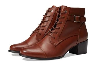 Spring Step Buckleup Womens Boots Cognac : EU 40 (US Womens 9) M, Leather