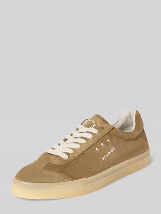 Copenhagen Ledersneaker mit Label-Print Modell CPH433M in Taupe, Gr&ouml;&szlig;e 42