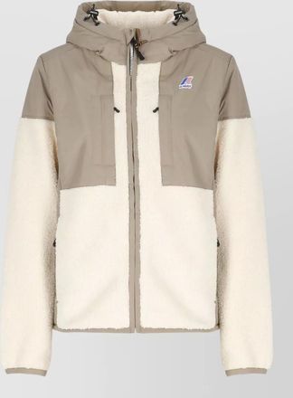 K-Way hooded short jacket
