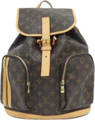 Louis Vuitton Pre-owned Vintage Monogram Canvas Backpack - Dames - Vintage Rugzakken - Bruin - ONE Size - Vintage