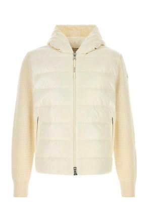 Moncler Off White Quilted Hood Jacket