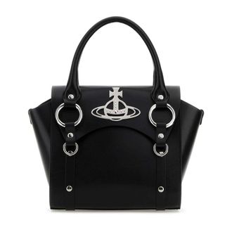 Vivienne Westwood Black Leather Small Betty Handbag