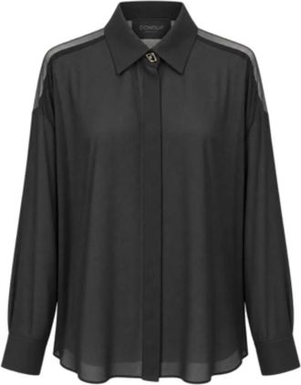 Dondup Camicia Over - Blouses & Shirts - Mujer - Negro - M