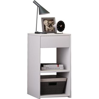 ebuy24 Ebuy24 - Mueble De Noche Vcm Mesita De Noche Mesita De Noche Dimensiones Aprox. Al. 65 X An. 35 X P. 35 Cm - Sledo Maxi (nuez De N&uacute;cleo)