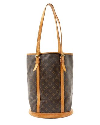 Louis Vuitton Brown Monogram Canvas Bucket Gm (Authentic Pre-Loved)
