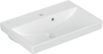 Villeroy & Boch V&b Waschtisch Compact Avento 550x370mm M &Uuml;l Stone White Ceramicplus