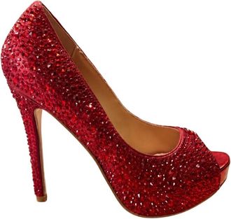 Lauren Lorraine Womens Ruby Nights Rhinestone Heels In Valiant