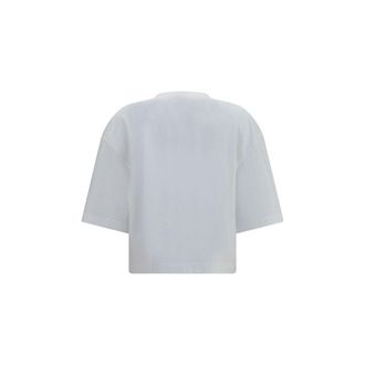 Brunello Cucinelli Womens White Cotton T-Shirt