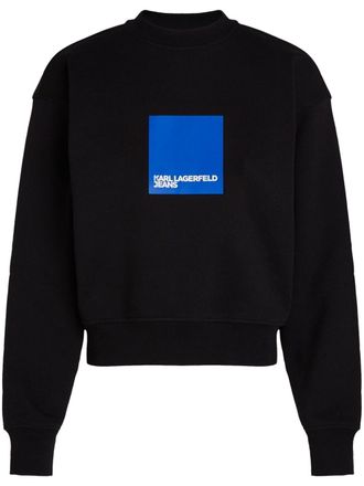Karl Lagerfeld organic-cotton sweatshirt - Black