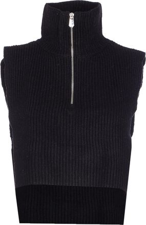 Pinko Cipro Knitted Neck Warmer With Zip