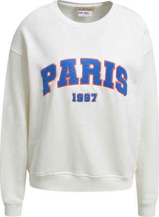 Smith & Soul Sweatshirt SMITH & SOUL, Damen, Gr. XL, sanftes wei&szlig;, Sweatware, Obermaterial: 80% Baumwolle, 20% Modal, bestickt, normal, Rundhals, Rippb&uuml;ndchen, Swe