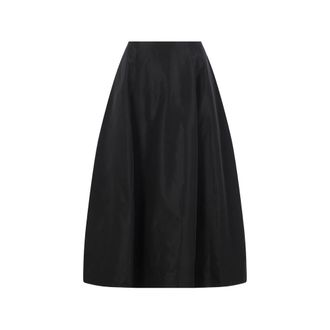Simone Rocha Taffeta Circle Midi Skirt
