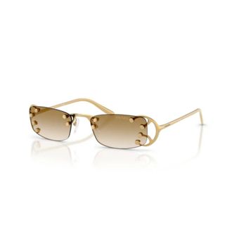 Prada unisex, Accessoires, Geel, Maat: 52 MM