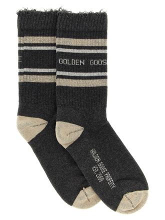 Golden Goose Logo Socks