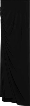 Alaia Gedrapeerde Maxi Rok - Dames - Maxi Rokken - Zwart - XS - Rokken