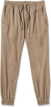 Volcom Frickin Slim Jogger Freizeithose für Herren | beige
