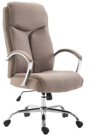 Clp Silla De Oficina Xl Vaud En Tela Gris Topo