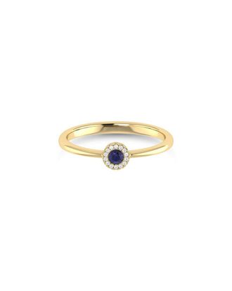 Sabrina Designs 14K 0.10 Ct. Tw. Diamond & Sapphire Ring
