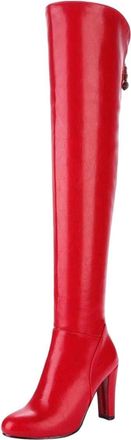 Generic Women Outdoor Over Knee Boots Winter Casual High Heel Long Elegant Party Holiday Boot