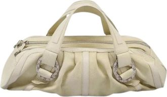 Bulgari Pre-owned Handbags, female, Beige, Size: ONE SIZE Pre-owned Handbag