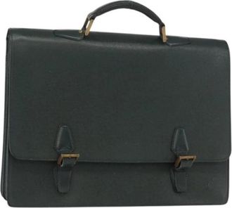 Louis Vuitton Pre-owned Vintage Handtas - Dames - Vintage Handtas - Groen - ONE Size - Leer - Vintage