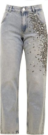 Ga&euml;lle Paris Blauwe Broek Gaabw 00299 Bl 01 Model - Dames - Regular Fit Jeans - Blauw - W26 - Jeans