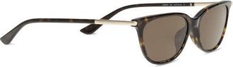 Alexander McQueen Womens Brown Acetate Sunglasses