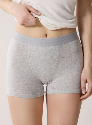 Miiyu Womens Ultra-comfortable elastic-waist boxer brief Organic cotton & TENCEL TM modal