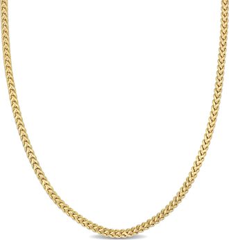 Mimi & Max 2.3mm Franco Link Necklace in 10k Yellow Gold, 24 in