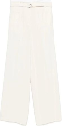 Liviana Conti Broeken, Dames, Beige, S, Pomice Broek voor Vrouwen