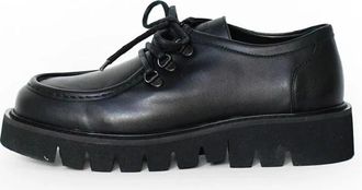 Soulland Mc Nally Loafer - Heren - Veterschoenen - Zwart - 41 EU - Leer - Schoenen