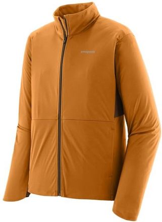 Patagonia Wind Shield Jacket Softshelljacke f&uuml;r Herren | braun/orange