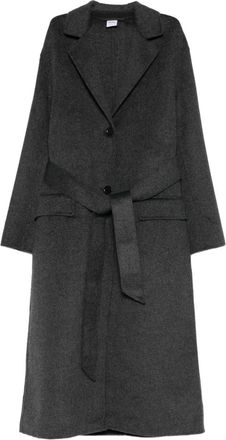 Aspesi Jas met ceintuur - Grijs