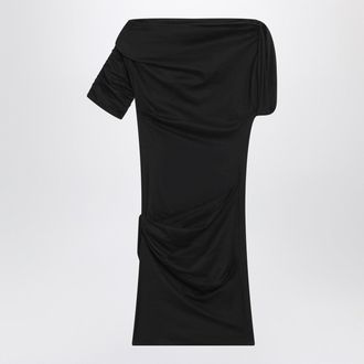 Jacquemus Schwarzes, drapiertes Minikleid von Jacquemus