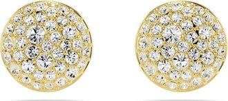 Swarovski Meteora Pierced Earrings Stud Gold Shiny Crystal