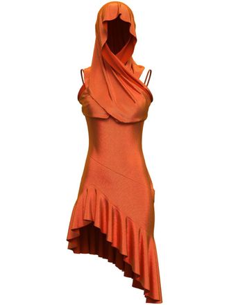 MACCAPANI Abito corto The Hood - Arancione
