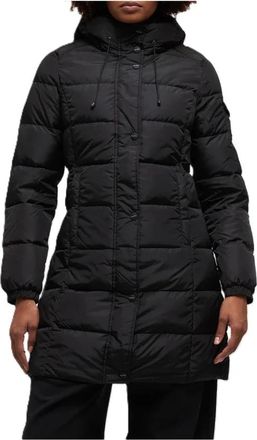 RefrigiWear Lange Jager Jas - Dames - Dons jassen - Zwart - XL - Jassen