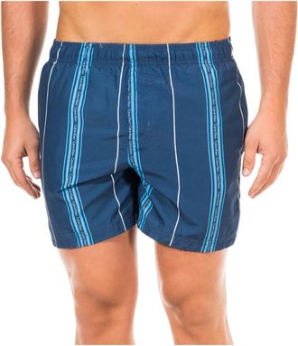 Calvin Klein Badmode, Heren, Blauw, S, Polyester, Zwemshorts tot halverwege het been