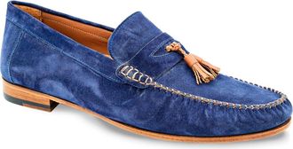 Mezlan Tassel Moc Toe Loafer in Blue at Nordstrom Rack, Size 10.5
