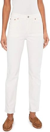 Levi's Premium Wedgie Jeans White Denim Stretch Straight Leg GBO3991